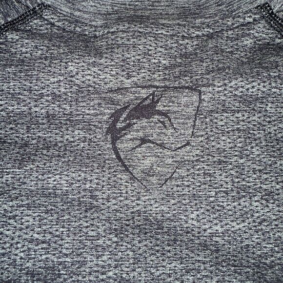 Alphalete Mens Size Small Gray Athletic Fit Short Sleeve Performance Shirt Logo - Picture 1 of 4